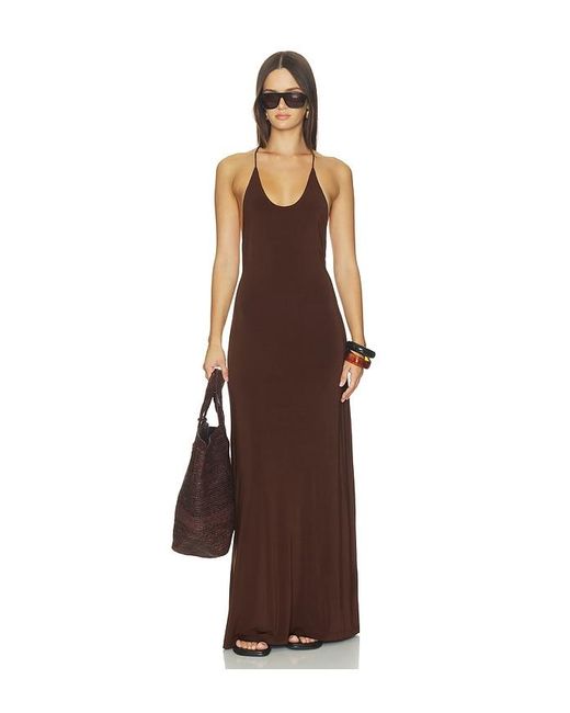 SRG Brown Thalia Maxi Dress