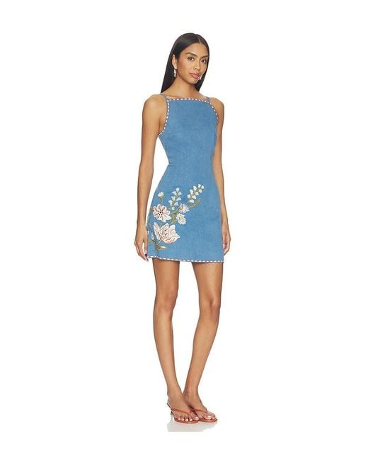 Veronica Beard Blue Chester Dress