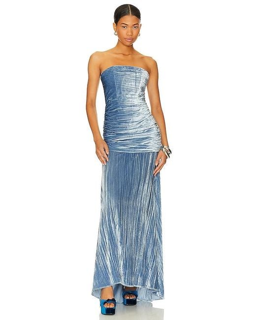 House of Harlow 1960 Blue X Revolve Benicia Gown