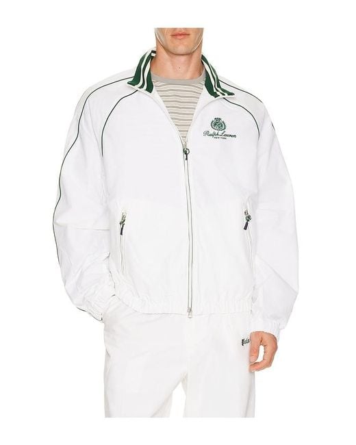 Polo Ralph Lauren White Oakfort Windbreaker for men