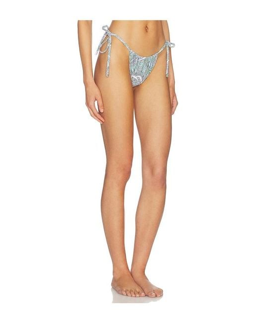 AFRM White Cali Bikini Bottom