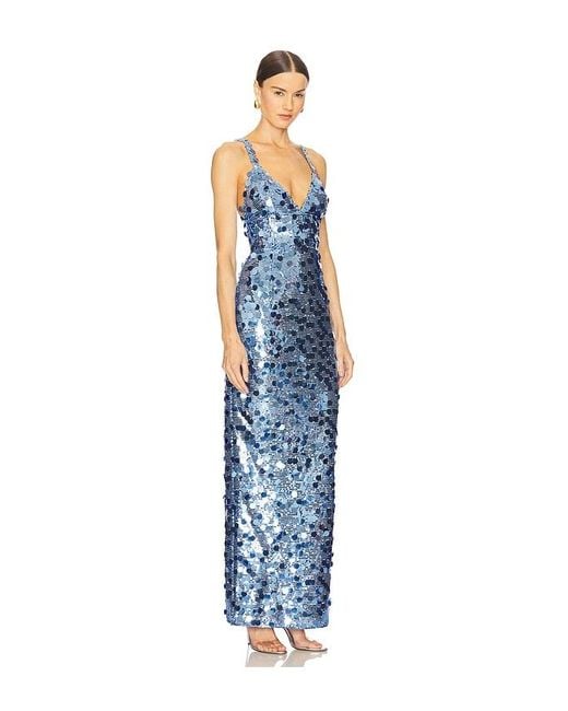 Bronx and Banco Blue Maxikleid Mit Pailletten Allegra