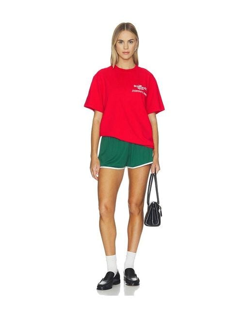 Los Sundays Red The Happy Tee for men