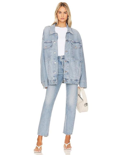 Agolde Blue Wayne Denim Jacket