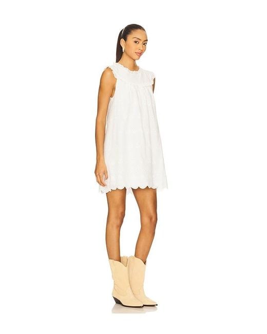Tularosa White Elera Mini Dress