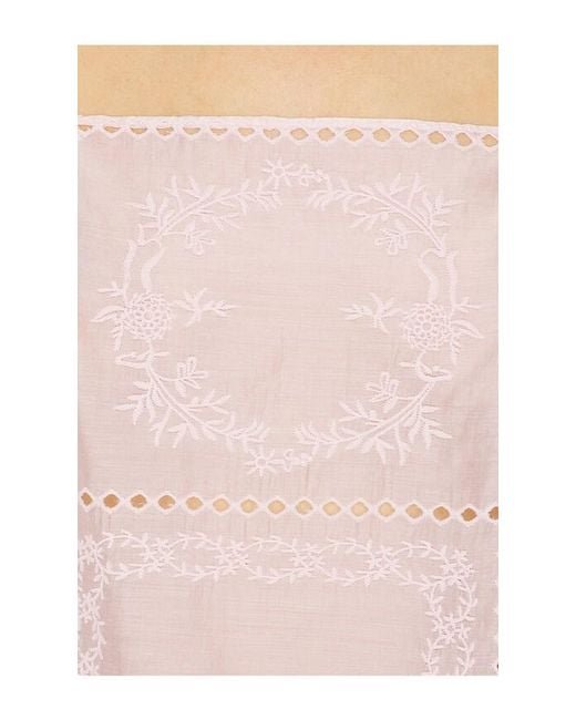 Helsa White Handkerchief Camisole