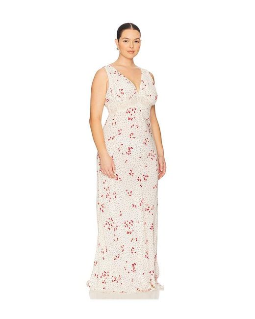 L'academie White 'Academie Hallie Maxi Dress