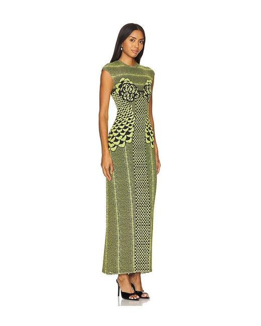 AFRM Green Cody Maxi Dress