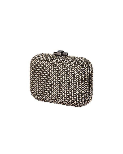 Olga Berg Black Ellen Hotfix Clutch