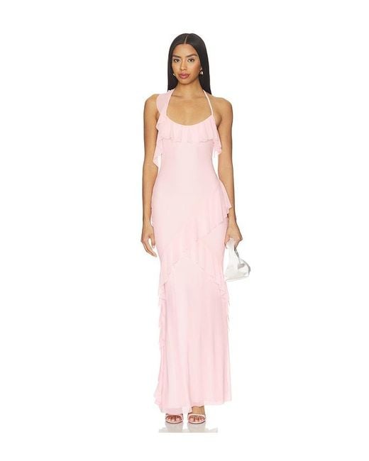 MAJORELLE Pink Liana Gown