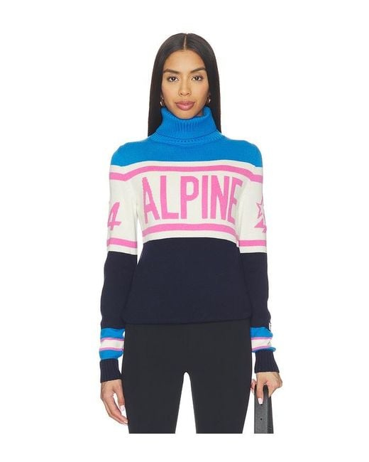 Perfect Moment Blue Alpine Sweater