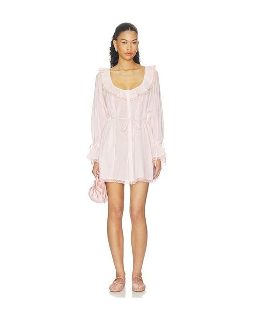 LPA Pink Rhea Mini Dress