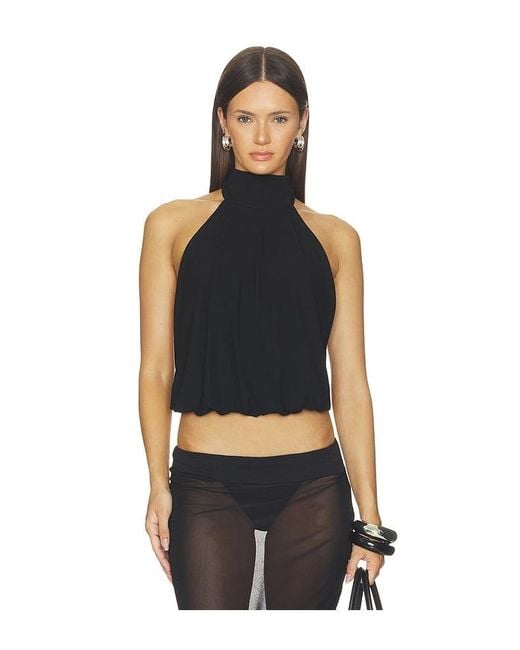 Misha Blue The Sash Jersey Top