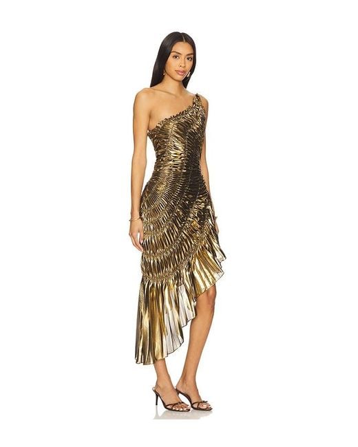 dazed dress in gold georgia hardinge Georgia Hardinge - Shop main image 0