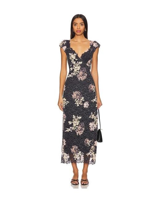 Free People White X Revolve Butterfly Babe Lace Maxi Dress