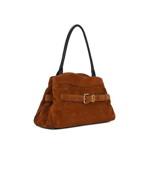 Marc Jacobs Brown The Suede Dakota Satchel Bag