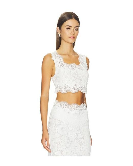 Lovers + Friends White Ember Top