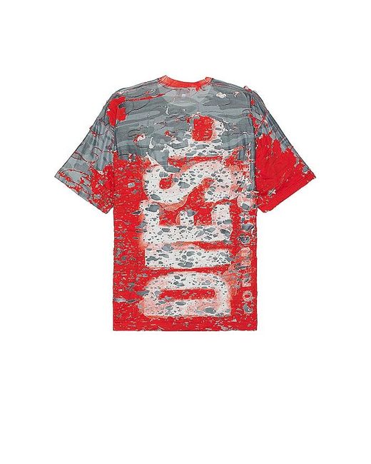 Camiseta DIESEL de hombre de color Red