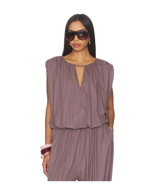 Line & Dot Purple Diane Knit Top