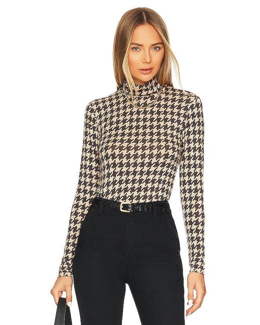 Sanctuary Black Slinky Mock Turtleneck Top