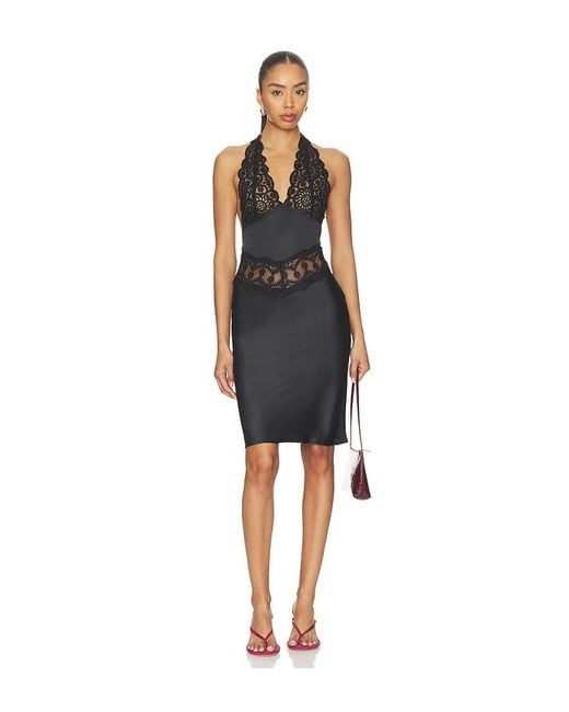 Lioness Black Solana Midi Dress