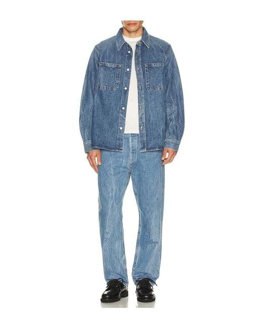Agolde Blue Craven Shirt for men