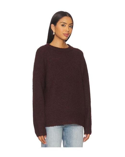 Line & Dot Purple Hart Sweater