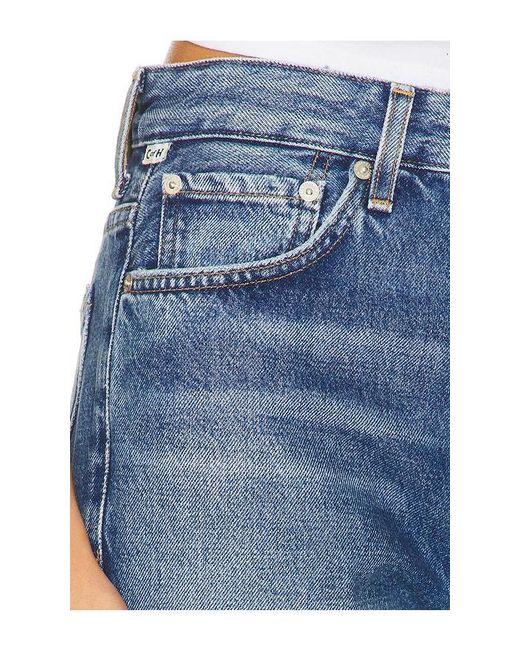 Citizens of Humanity Blue Zurie Straight Leg Jeans