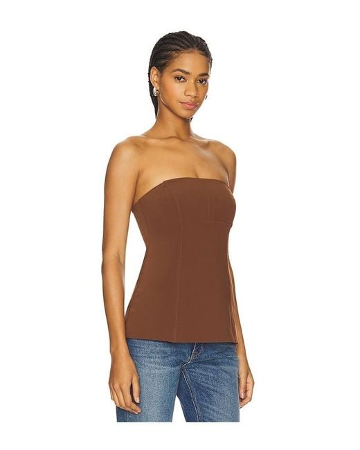 Lovers + Friends Brown Noah Top