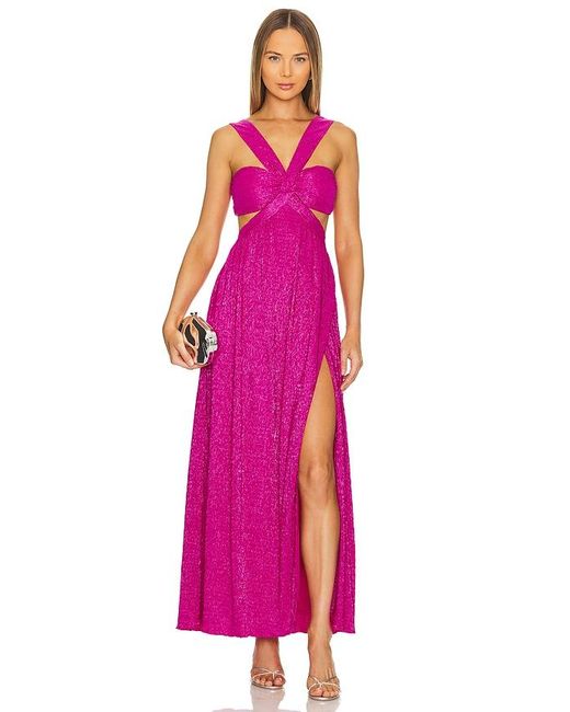 Saylor Pink Meadow Maxi Dress
