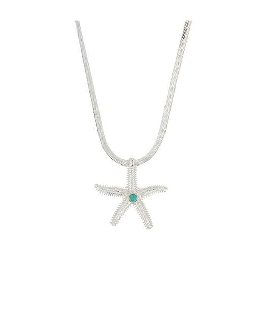 Ettika White Mermaid Cove Starfish Pendant Necklace