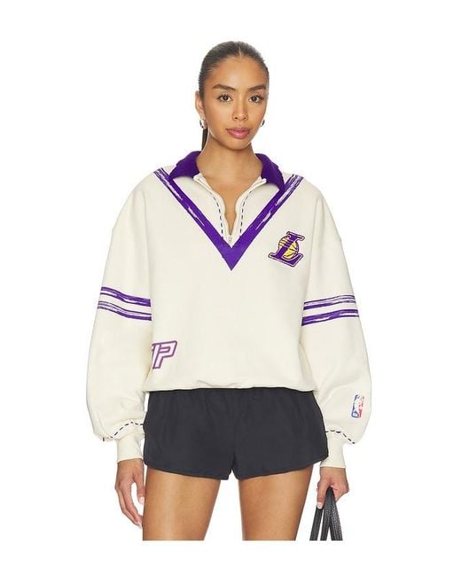 DANNIJOPRO White The Letterman Pullover