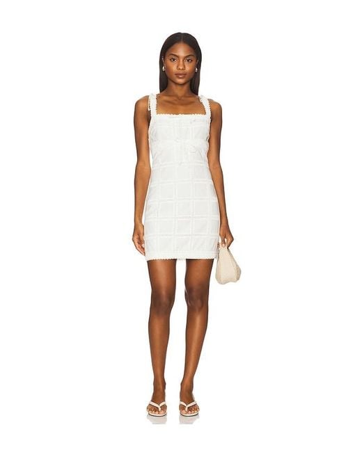 Saylor White Stacie Dress