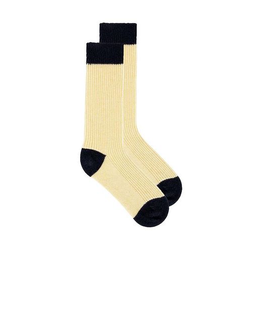 Guest En Residence Calcetines En Color Amarillo Talla Guest In Residence de color Black