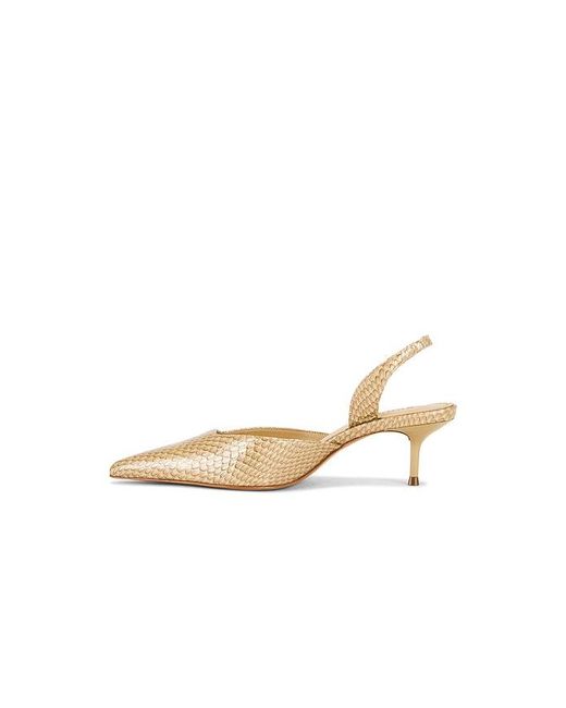 SCHUTZ SHOES White Paola Mid Pump
