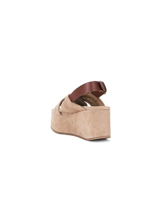 Free People Natural Beach Party Platform Sandal