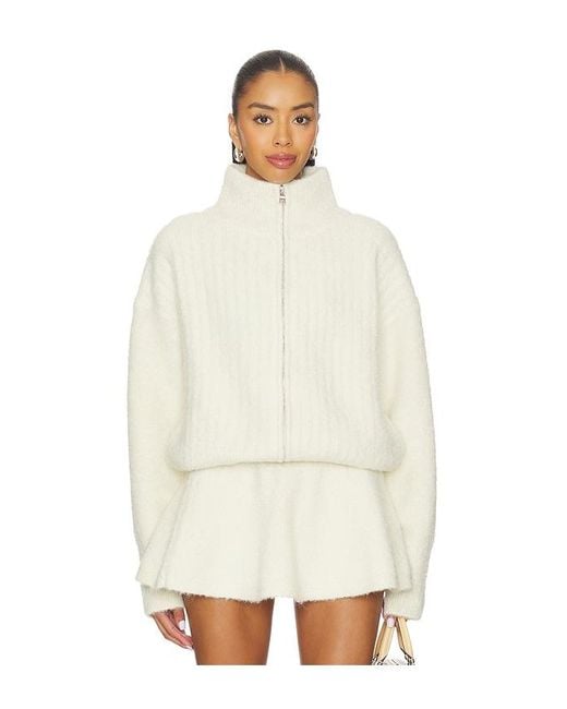 GUIZIO Natural Mila Zip Up Jacket