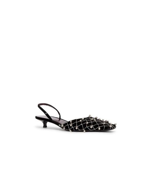 Tory Burch Black Bell Slingback Heel
