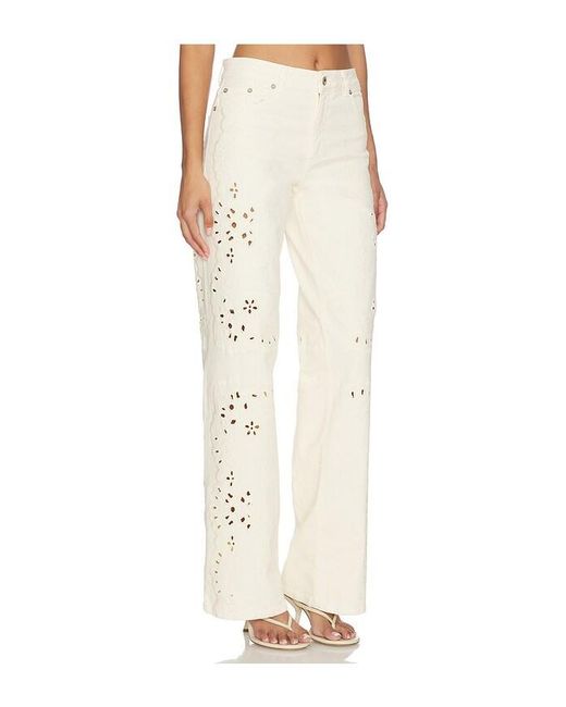 LoveShackFancy White Dellah Pant