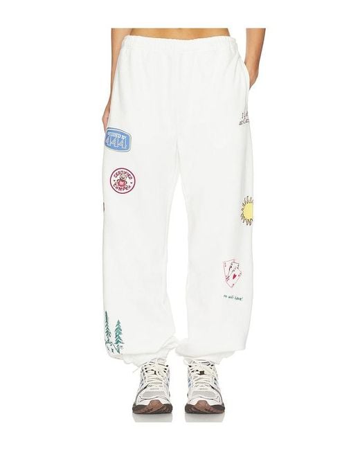 The Mayfair Group White No Wifi Here Sweatpants