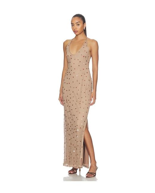 SNDY'S Natural Kimali Maxi Dress