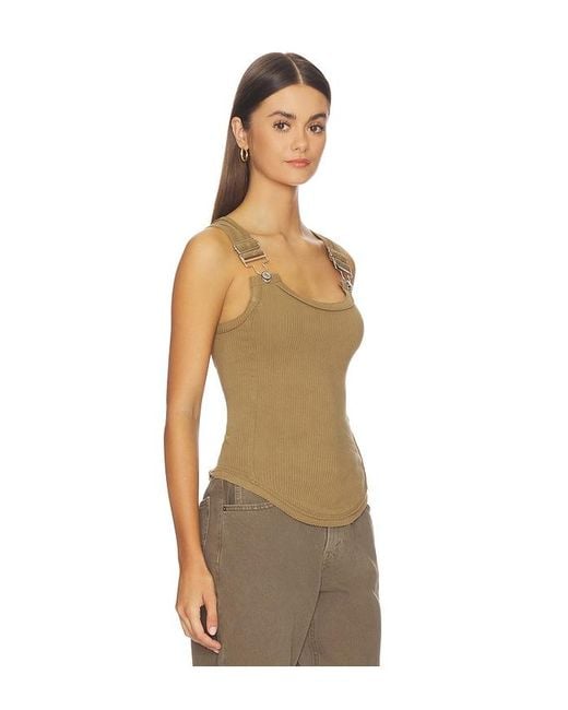 Free People Natural X We The Free Jamie Buckle Tank