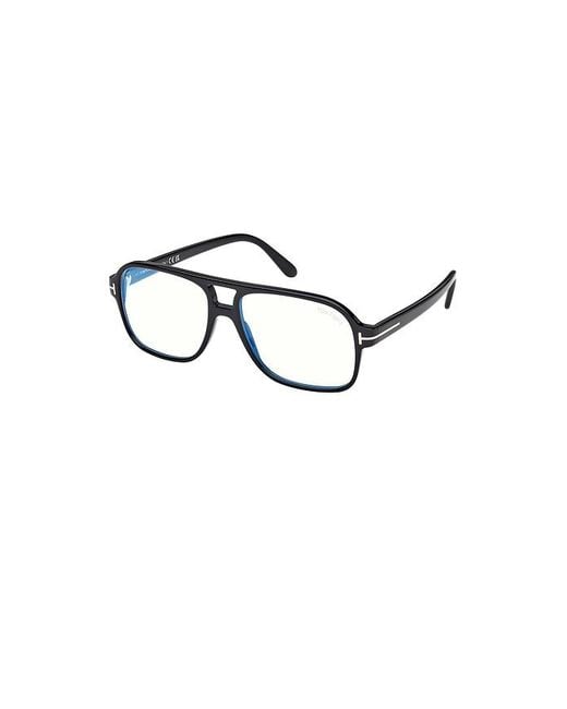Tom Ford Black Aviator Optical Eyewear