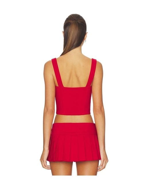 I.AM.GIA Red Bri Corset Top