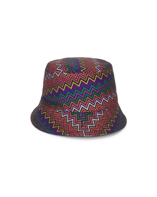 Missoni Brown Bucket Hat for men