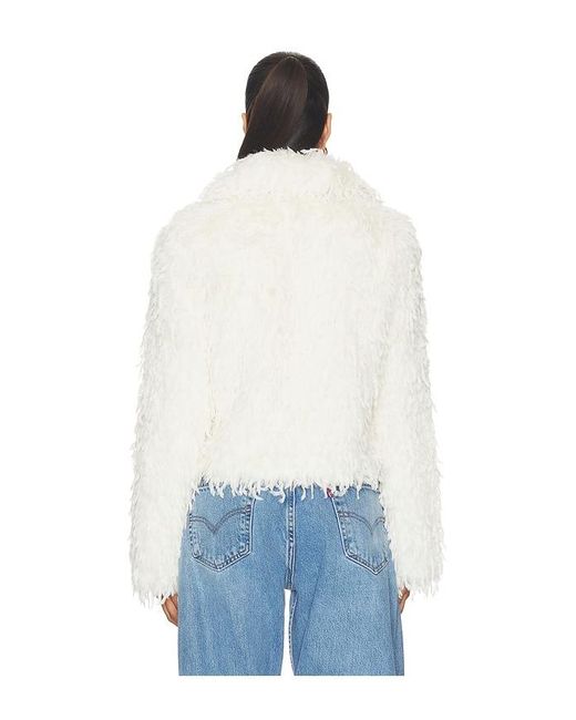 Unreal Fur White Swan Lake Jacket