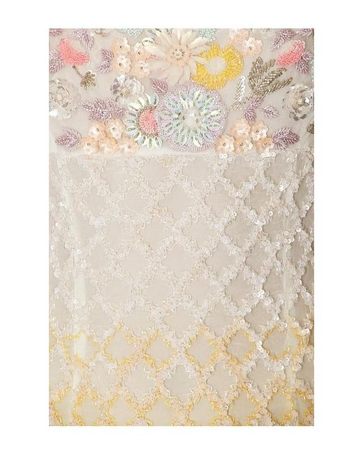 La Fuori White X Revolve Valeria Jewel Embroidered Midi Dress