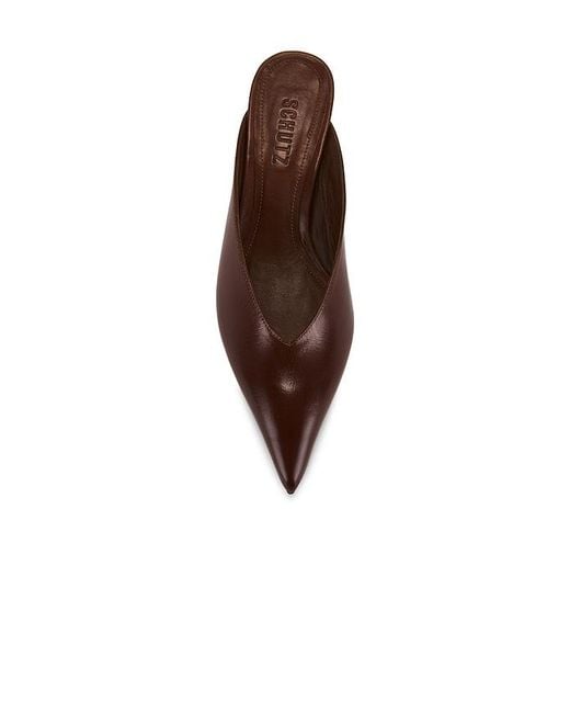 SCHUTZ SHOES Multicolor Loren Mid Mule Pump