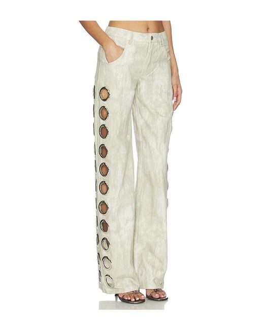 BY.DYLN White Archer Jeans