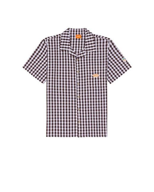 Carrots Brown Badge Button Up for men